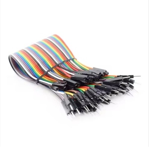 Custom OEM Cable High Quality Multicolor Dupont Wire Breadboard Jumper Ribbon Cable Kit Compatible with <strong>Arduino</strong> <strong>Projects</strong>