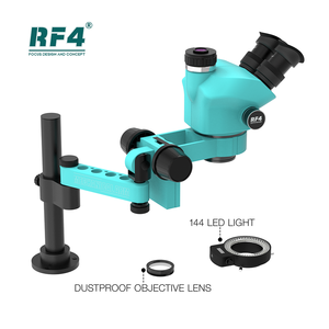 RF4 RF7050PRO FO19 360 grados giratorio Zoom continuo 7X-50X Digital PCB Trinocular microscopio brazo oscilante con alfombrilla de silicona - Product Image 3