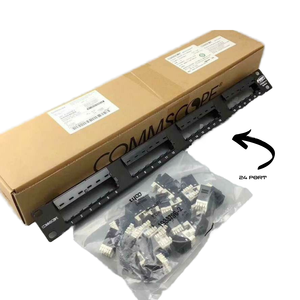 CommScope Cat6 de alta calidad 19 ''UTP Keystone Jack 24/48 Puerto RJ45 Ethernet Network Data Center Patch Panel - Product Image 2