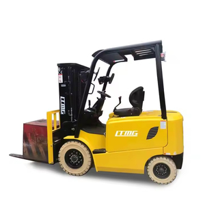 4轮锂叉车电池操作叉车小型电动叉车1.5吨2吨3吨3.5吨带实心轮胎