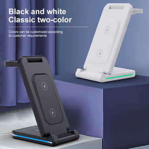 5-in-1多機能折りたたみ式ワイヤレス充電器磁気PD機能5W 10W 7.5W携帯電話イヤホン9V/2A入力用出力 - Product Image 2