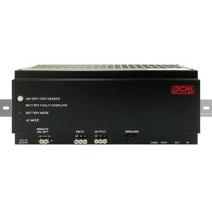 Sistema de respaldo de batería UPS de riel industrial monofásico de 220V CC con pantalla LED Mini Tipo de plomo ácido compatible con computadora - Product Image 1