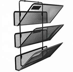 新しいデスクトップファイルとブックストレージラック壁掛け多層ストレージラック - Product Image 4