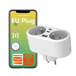 White smart socket
