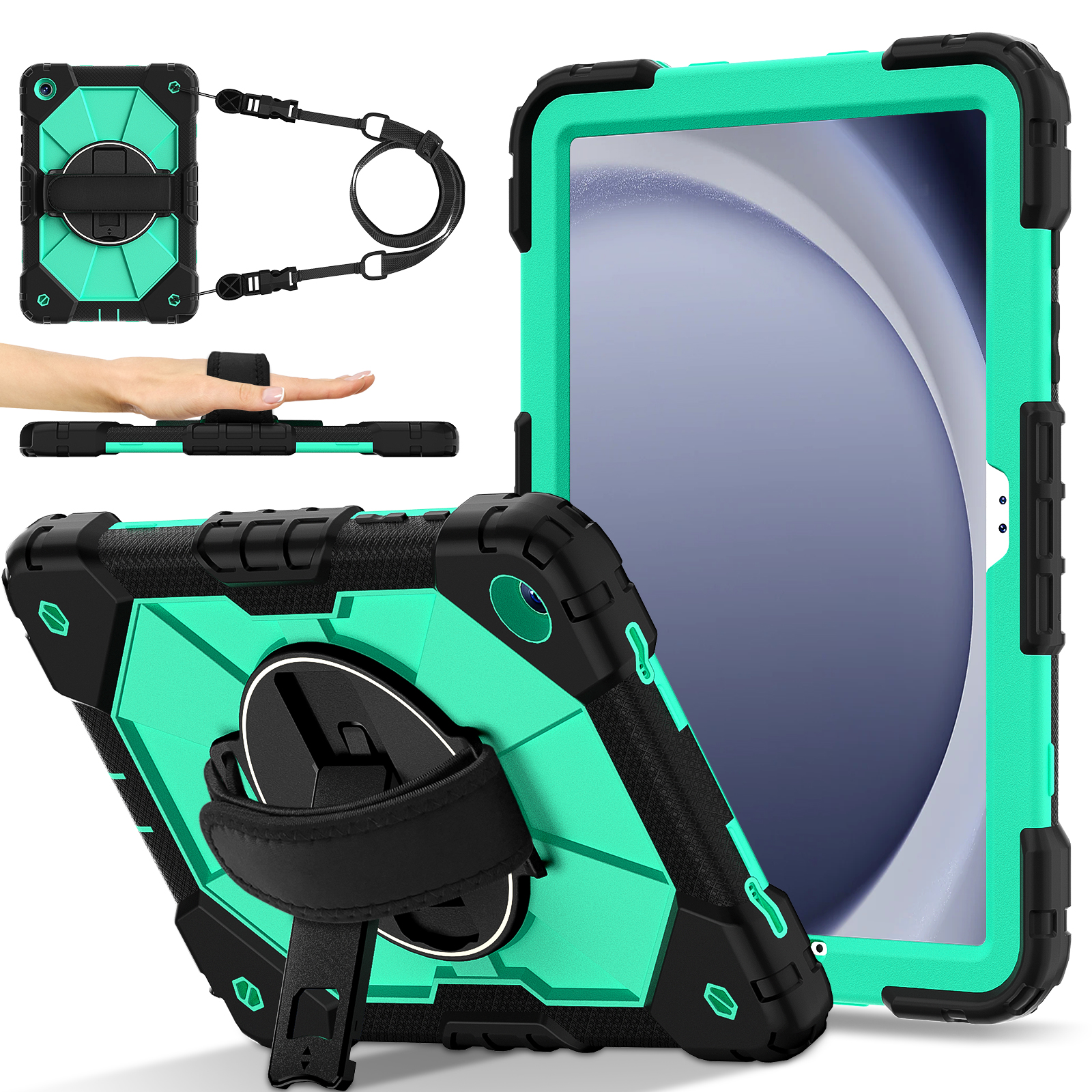 Negro + Verde Menta