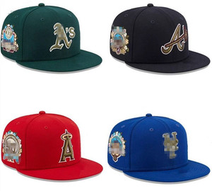 Yüksek kalite tam kapalı dönemi kapaklar amerika ekibi kapalı şapkalar açık spor işlemeli beyzbol kapaklar Gorras donatılmış şapka Hip Hop şapka - Product Image 1
