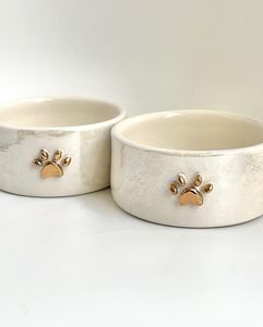 Bát vật nuôi bằng gốm sâu cho vật nuôi giúp ngăn ngừa lộn xộn trong khi giữ an toàn thực phẩm và khu vực cho ăn luôn sạch sẽ - Product Image 2