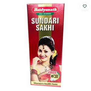 Baidyanath Sundari Sakhi 450ml avec 45 comprimés Sundari Sakhi gratuits pour le tonique de la santé des femmes - Product Image 1