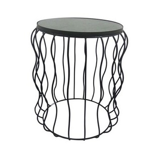 Mesa de centro sostenible de último estilo Mesa de centro de diseño multifuncional con tapa de vidrio redondeada - Product Image 6