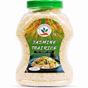 ข้าวขาวเนื้ออ่อนนุ่มคล้ายบาสมาติกสำหรับใช้ในอาหารเม็ดยาวออร์แกนิกจากไทยแตกเป็น5%