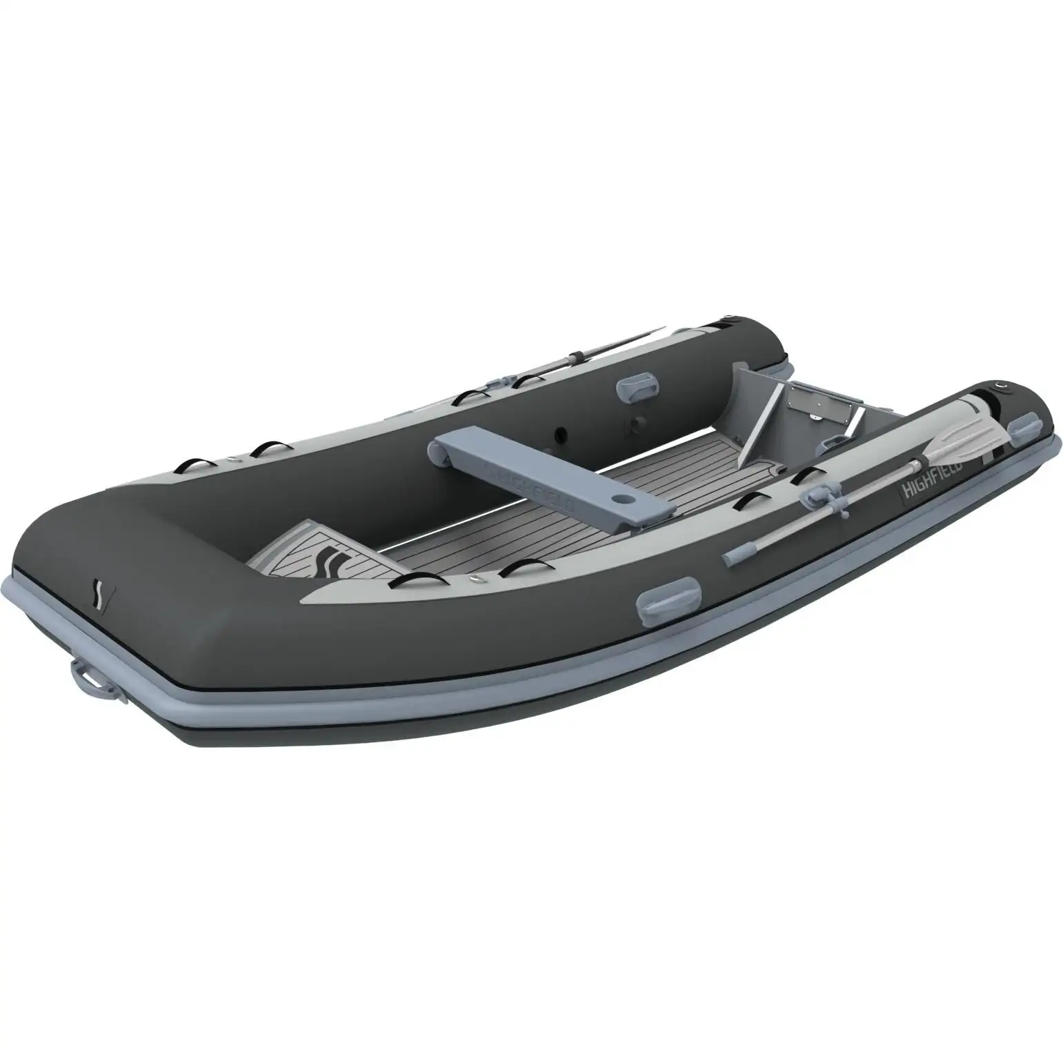 Barco Highfield Classic de aluminio de 12 '6 "con costilla-2024