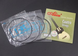 Alice ACU02 Black <strong>Nylon</strong> Cuatro <strong>Strings</strong> 4 <strong>Strings</strong> Set Modifi <strong>Nylon</strong> Plain <strong>String</strong> (Black) - Product Image 4