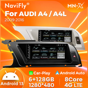 Navifly MNX8.8インチワイヤレスAndroidタッチスクリーン360パノラマカメラforAudi A4 2009-2016 with car play Android auto - Product Image 3