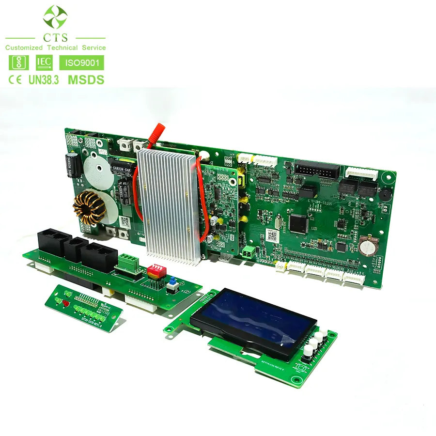 CTS OEM 24v 48v 51.2v lifepo4 akku mit BMS con bluetooth per 100A 150A 200A 300A batteria di energia domestica BMS board