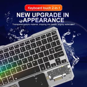 Teclado táctil ultrafino USB C, teclado mágico personalizado para juegos RGB 60%, teclado BT tipo C, Mini teclado inalámbrico portátil para PAD, para tableta, con pantalla táctil, a la medida - Product Image 4