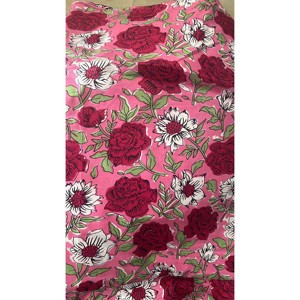 Indian <strong>Jaipur</strong> Printed Cotton Fabrics Running Floral Natural Dyes Kimono Rob Fabric Indian Hand Block Print Printed Fabrics - Product Image 5