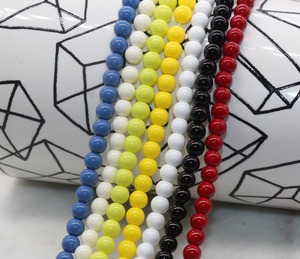 6-12mm Round Glass <strong>Beads</strong> for Jewelry Making Bracelet <strong>Beads</strong> 16.5 Inch Strand Pretty <strong>Beads</strong> for Crafts Wholesale Price - Product Image 1