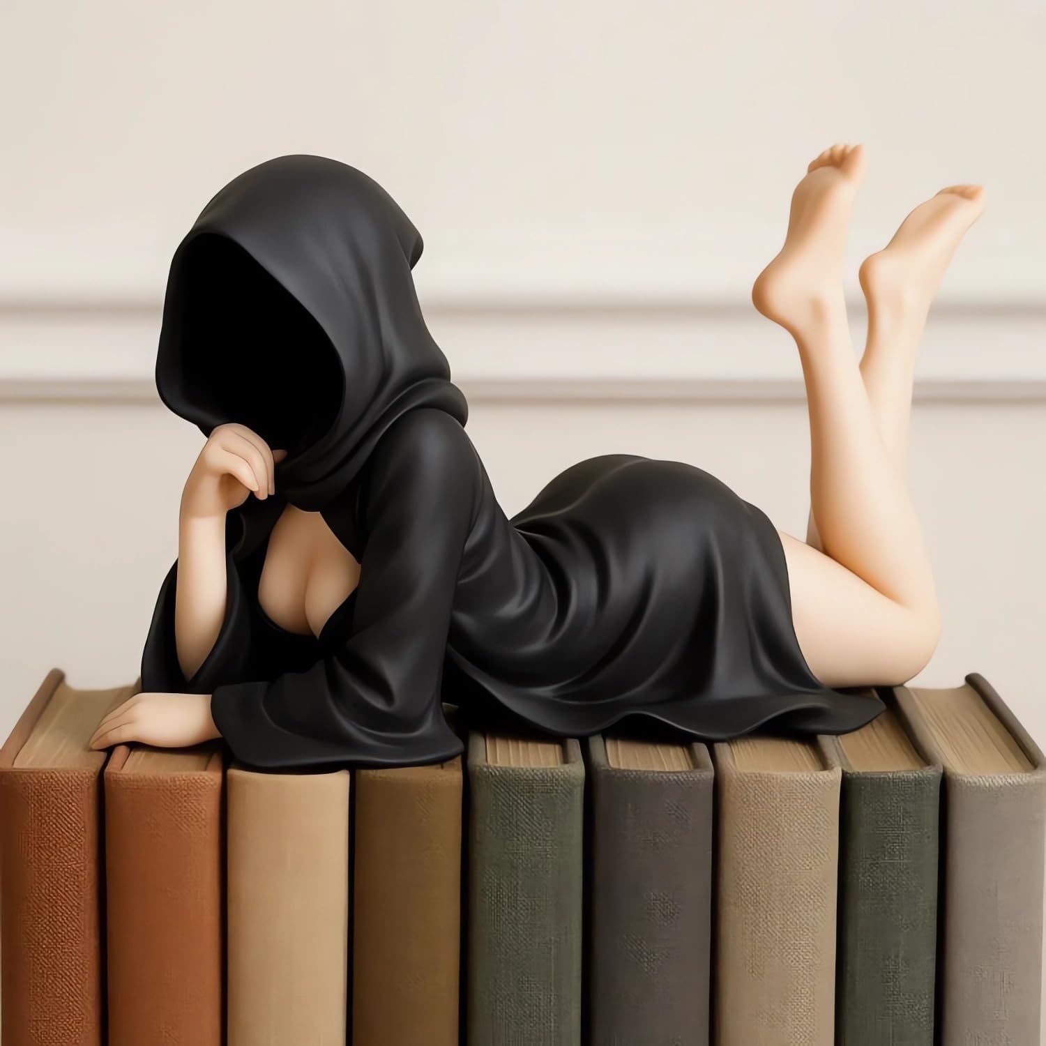 Black Robe Queen Statue - StyleB