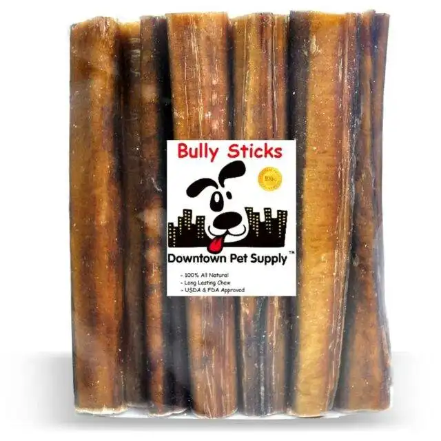 Cibo per cani essiccato naturale/manzo Pizzle / Bully sticks di alta qualità