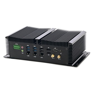 産業用PC FanlessインテルI7 1255U & I5 1235U 3 LANギガビット8 RS232 RS485ミニWindows/Linux/UbuntuコンピュータAU/USプラグ - Product Image 4