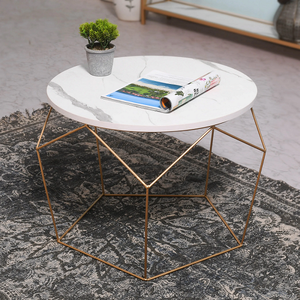 Stylish Engineered Wood <strong>Rectangular</strong> <strong>Nesting</strong> <strong>Tables</strong> - Coffee/Tea <strong>Table</strong> with Premium Color Metal Base, Indian Supplier - Product Image 5