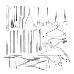 Set Of 40 Pcs Basic Craniotomy Surgical Instruments Customized Manual Power Source Made Of Steel Instruments