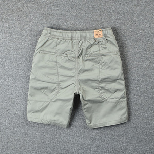 Özel rahat şort Slim Fit Trend <span class=keywords><strong>Capris</strong></span> erkek çok yönlü düz erkek kargo şort