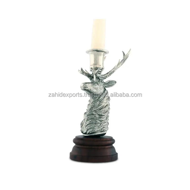 reindeer candle stand animal shaped candle holder Home Decorative Metal Gifting Metal Candle Holder made by Zahid Exports