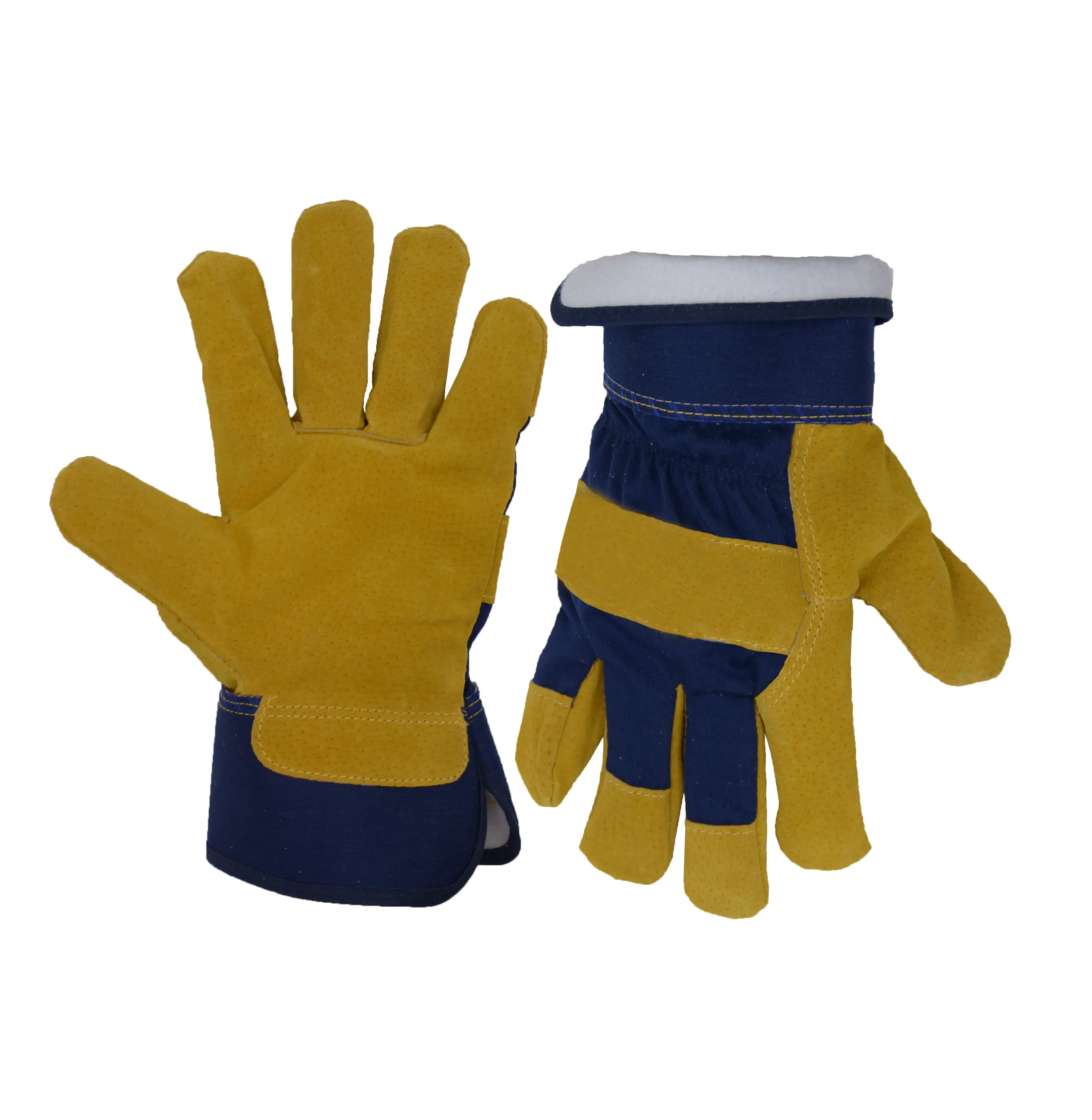 Durable Competitive Price Professional Welding Work Gloves Cowhide Leather Top Quality Safety Work Wear Gloves