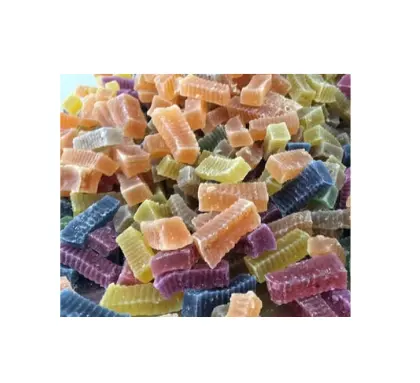 Calidad característica sin sabor afrutado dulce químico al por mayor dulces gomitas Seamoss-listas para exportar gomitas orgánicas de musgo marino
