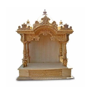 Wooden <strong>Mandir</strong> for <strong>Pooja</strong> Room That Blends Devotion Elegance and Tradition to Create a Divine and Peaceful Space for Worship - Product Image 2