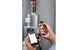 Termómetro infrarrojo Testo 805i con operación de teléfono inteligente Soporte OEM personalizado