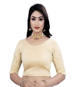 Designer Wedding Wear Round Neck Yellow Color Hand Work Designer Saree <strong>Blouses</strong> for Women <strong>Low</strong> <strong>Price</strong> Wholesaler in Gujarat Apparel