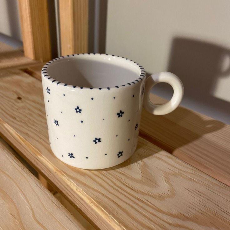 Modern ceramic <strong>cup</strong> with expressive glaze and unique form made for gifting collectors or handmade lovers - Product Image 1