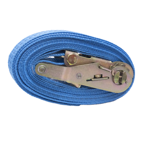 Make Use of Solid Ratchet Straps Tie Downs Polyester Belt Blue 38mm Without <strong>Hooks</strong> for Securely Securing <strong>Different</strong> Types of Goods - Product Image 3