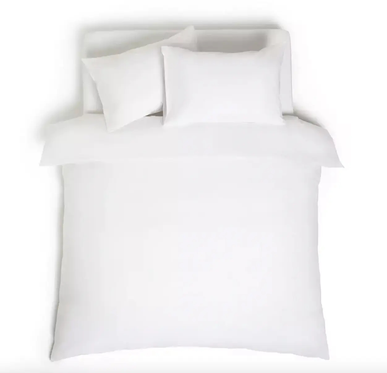 Zadetex 100% Cotton Bedding Sets Hypoallergenic Easy to Clean Breathable White Homeowners Rentals Hotels