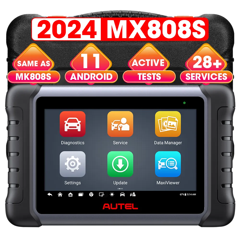 Autel MaxiCheck MX808S mk 808 bt mk 808ts de la maxicom mk808ts OBD2 tout système avec scanner de diagnostic à contrôle bidirectionnel