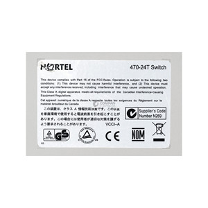 Nortel Mạng 470-24t Định tuyến chuyển đổi 24 x RJ-45 + 2 GBIC khe cắm Bán Chạy nhất với giá cả phải chăng chất lượng xuất khẩu - Product Image 4