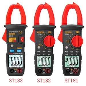 ANENG ST183 6000-<strong>Counts</strong> ABS Material Intelligent Digital Backlit Clamp-On High-Precision Multimeter Smart Clamp Meter