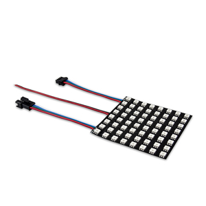Цифровая DC5V Адресуемая Светодиодная панель 8x8 пикселей SK9822 RGB светодиодная матричная лампа для декора событий - Product Image 1