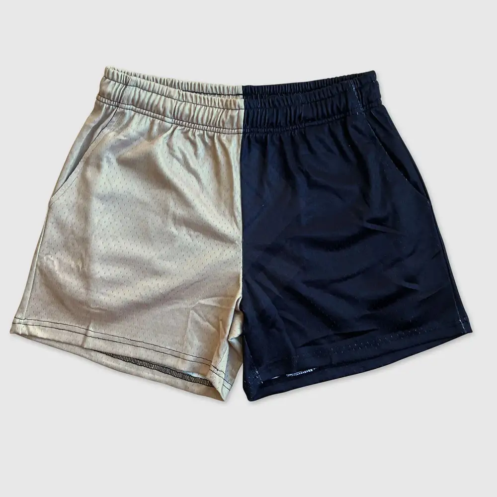 Farbkontrast Private Label Herren Mesh Shorts Neuankömmling Custom Design Herren Mesh Shorts für Erwachsene