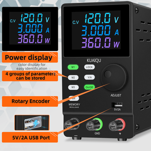 Kuaispspps1203d laboratuvar ayarlanabilir DC regüle güç kaynağı USB RS232 portu 120V 3A devre yaşlanma algılama PCB onarım - Product Image 3