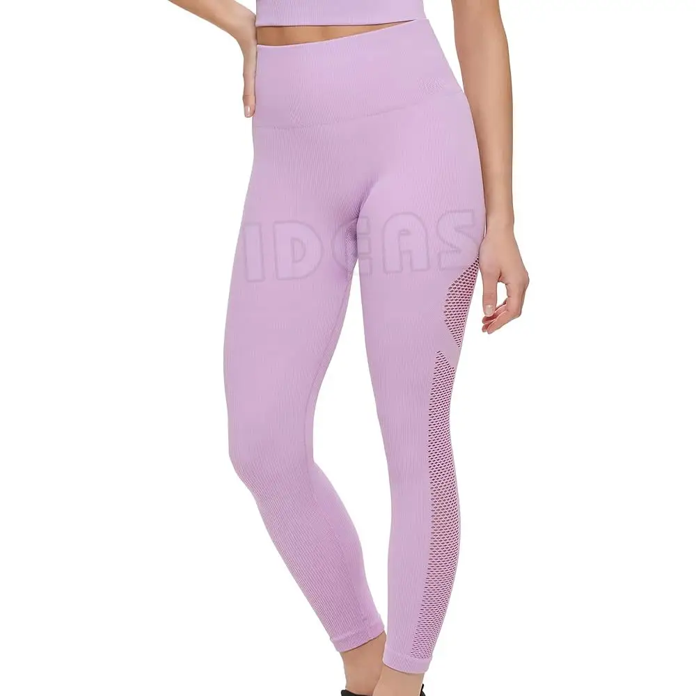 Sıcak satış spor salonu kadın Yoga pantolon sıkı egzersiz tayt cep tasarımı ile kendi Polyester gerilebilir kumaş tayt