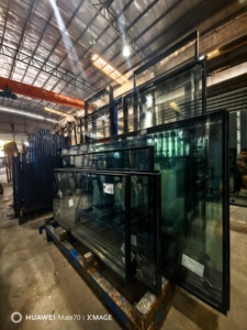 Sử dụng công nghiệp an toàn chống đạn cửa sổ kính nhiều lớp với hộp gỗ cho tường rèm - Product Image 6