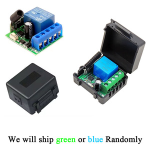 433 mhz kablosuz uzaktan kumanda anahtarı DC 12V 10A 1CH röle alıcı garaj kapısı Motor işık kapalı verici - Product Image 6