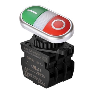 Autonics IO 1-0 Transfer Doppelkopf-Druckknopf-Drucktasten schalter S2TR-P3WABD - Product Image 1