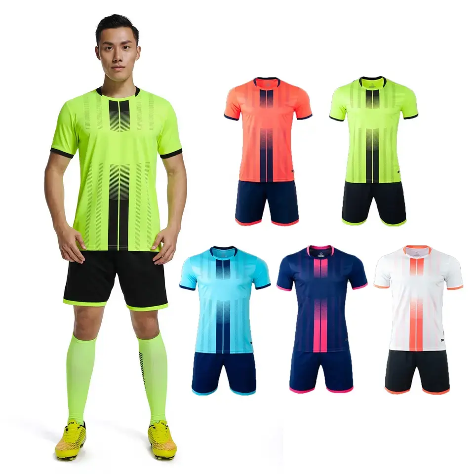 Ustomized-Conjunto de camisetas de fútbol transpirables, camisetas de fútbol