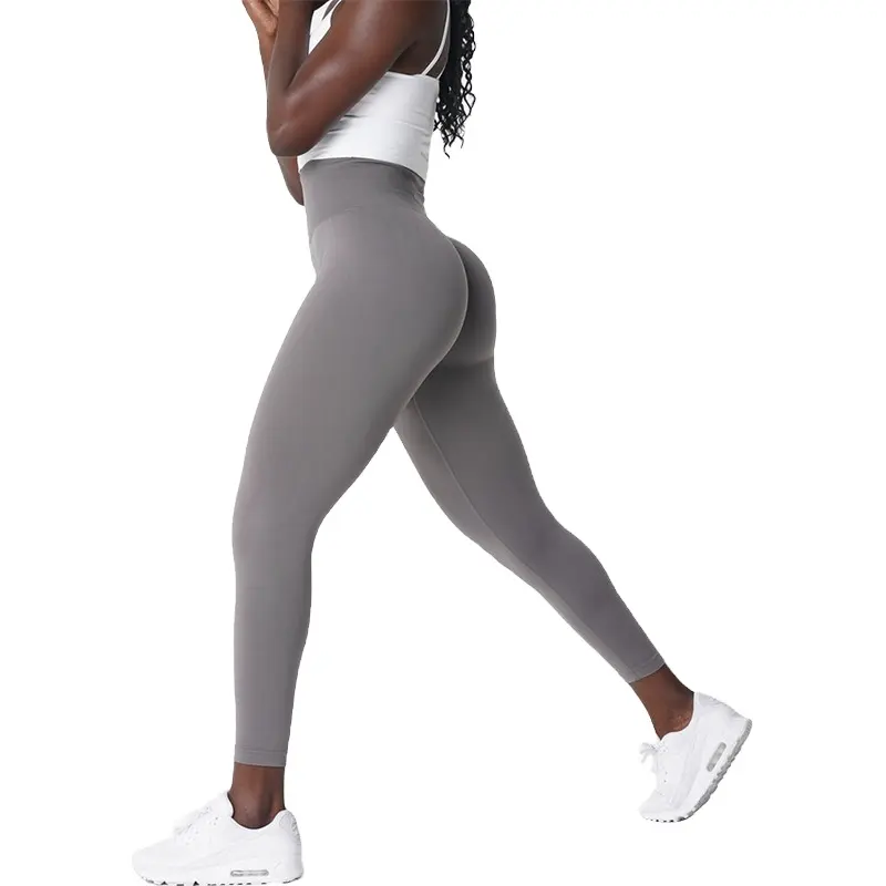 Legging feminino respirável para ioga, novo modelo de roupas fitness personalizadas com logotipo personalizado