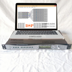 Procesador de efectos de audio DSP Frecuencia de cruce de audio Procesador de audio digital Procesadores de audio DSP Gestión de altavoces 4 en 8 salidas - Product Image 1