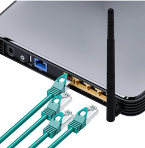Extralink Kat.6 FTP 10m LAN Patchcord 1Gbps bakır bükümlü çift yüksek hızlı telekomünikasyon iletişim kabloları - Product Image 3